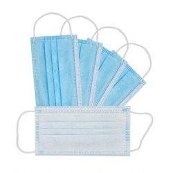 Quality 17.5 * 9.5cm Hospital Face Masks , Hypoallergenic Surgical Disposable Mask wholesale