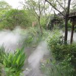 sphere fountain nozzle water fountain mist