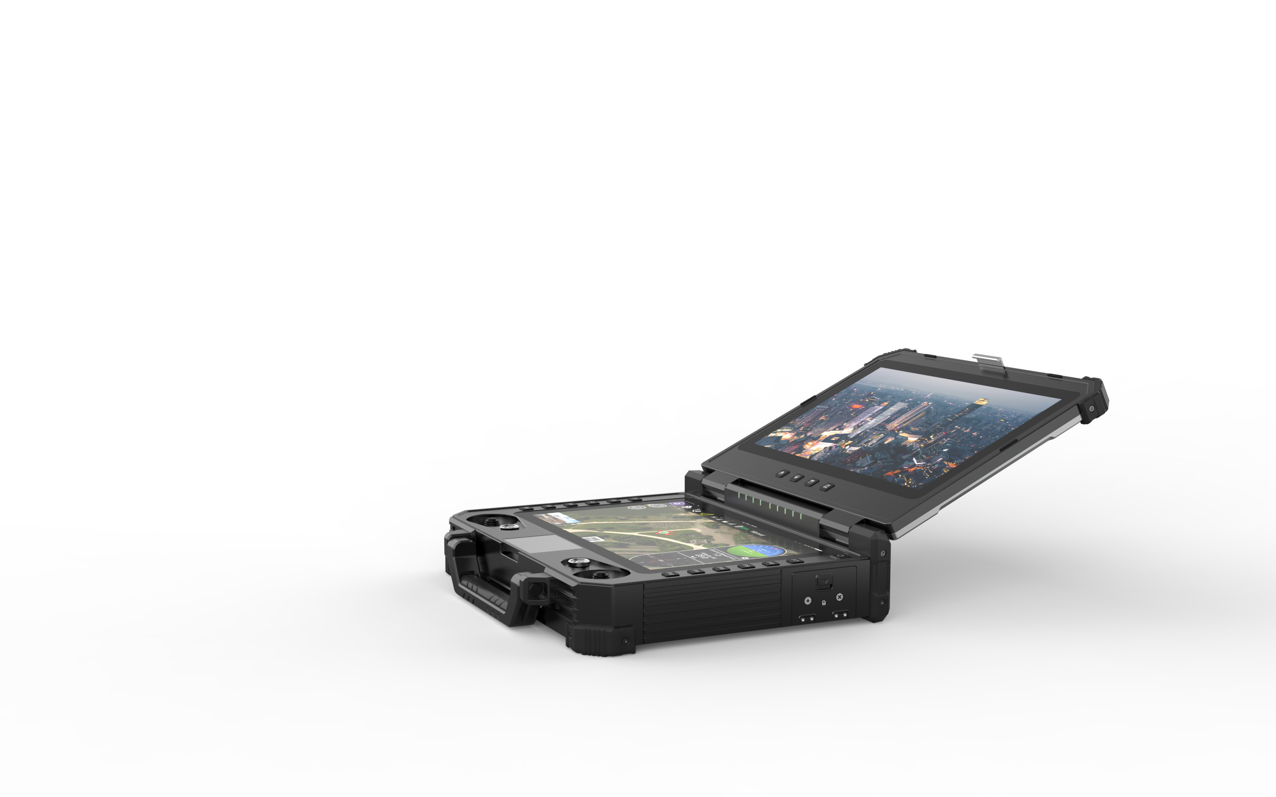 Rugged Ground Control Station For Drones 1000 CCD Screen 27 Physical Channels