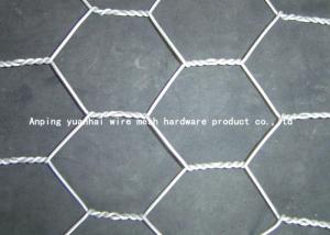 Hexagonal Chicken Coop Gabion Wire Mesh For Farm Normal / Reverse Twist Style