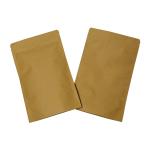 Eco Friendly Plain Height 30cm Kraft Paper Zipper Bag