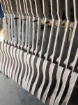 V shape 6 string electric guitar, white body, gold hardware, Fingerboard ebony,