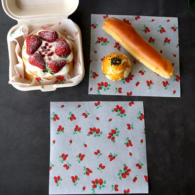 Fabric Food Wrapping Paper Kraft , 82g Baking Paper Wrapping