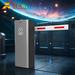 China HCW Full Automatic Parking System Straight Boom Barrier , 1-6m Arm RFID Boom Barrier Gate on sale