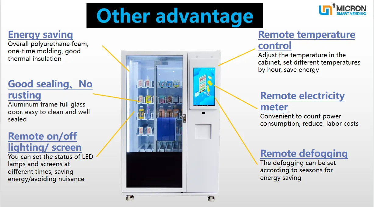 Micron customized e-wallet elevator vending machine advantages