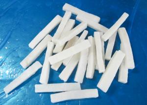 Quality forzen squid strips IQF EU standard size 1*1*10cm chemical off no additives white color wholesale