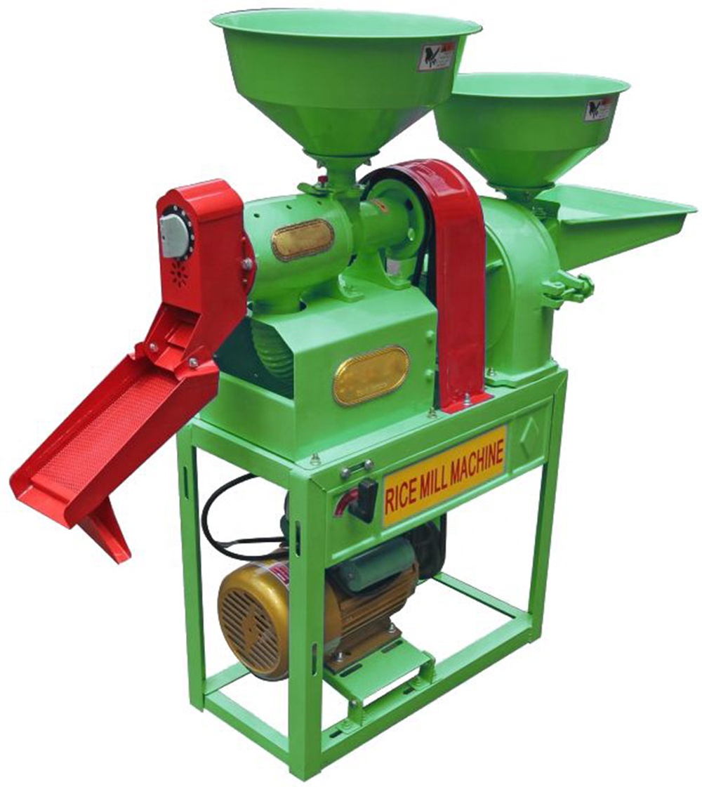 Modern Auto Combined Paddy Corn Polisher Whitener Mini Rice Mill for Single Phase