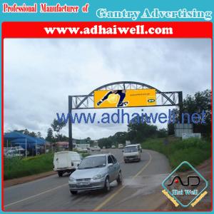 Quality Gantry Advertising Cross Road Billboard Display wholesale