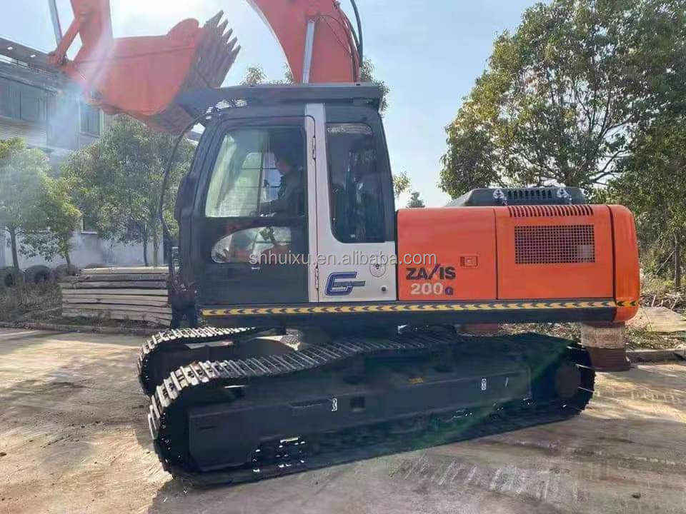 Hitachi in stock Good condition Hitachi ZX200-5 second hand Hydraulic crawler excavator/Used digging machine Hitachi ZX200-5 Cheap price