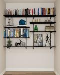 OEM Sleek Extruded Aluminum Shelf Wall Shelving Heat Resistance