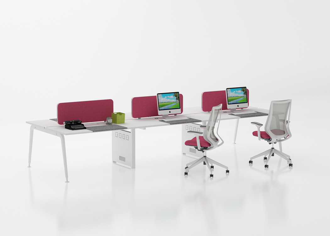 Customized 2 Person Computer Workstation Office Furniture Fashion Design