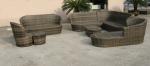 9pcs luxury resort beach sofa furniture