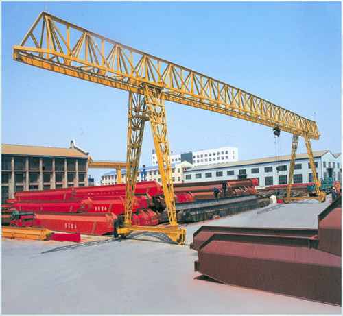 Low Noise Trussed Type A5 Single Girder Gantry Crane 10 Ton