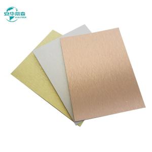 Quality Gloss Brushed Aluminum Composite Panel For Custom Facades wholesale