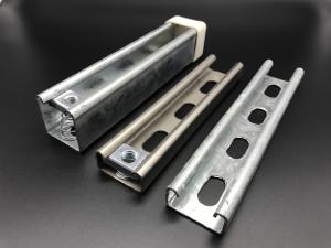 Quality Stainless Steel 304 Slotted Plain 41x41 41x62 Unistrut Channel wholesale