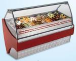 480L Stainess Steel Ice Cream Showcase Freezer With Digital Temperature