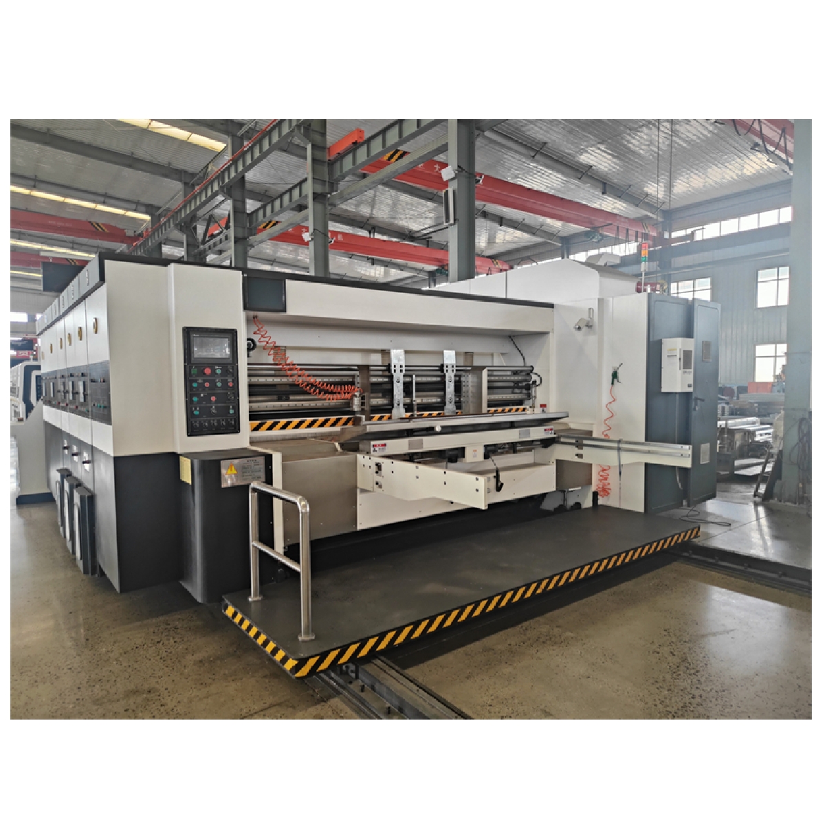 Competitive High Speed Digital Flexo Printing Diecutting Slotting Machine For Paperboard