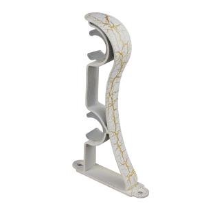 China Wall Mounted Window Frame 25mm Curtain Rod Brackets on sale