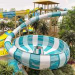 Theme Park Water Amusement Park Fiberglass Bowl Slide For Adult