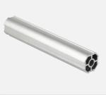 DY28-03A Industrial Aluminium Silver Alloy Pipe OD 28mm Workbench Rack Lean Tube
