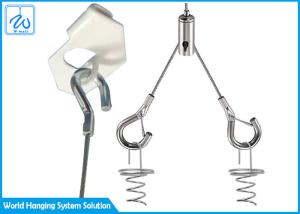 Quality One To Two Cable Grippers Metal Suspension System , Durable Drop Ceiling Suspension System wholesale