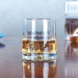 Quality Classic Whiskey Promotional Drinking Glasses With Printing / Sandblasting Logo wholesale