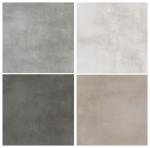 45 x 45 MM Concrete Ceramic Tile Flooring Cement Tiles Light Grey Color