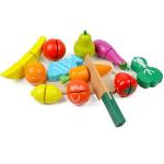 Kitchen 5.9in Wooden Fruit And Veg Toys Magnetic Fruit Cutting