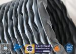 PVC Coated Fiberglass Fabric Grey Flexible Air Ducts 200MM 260℃ Waterproof