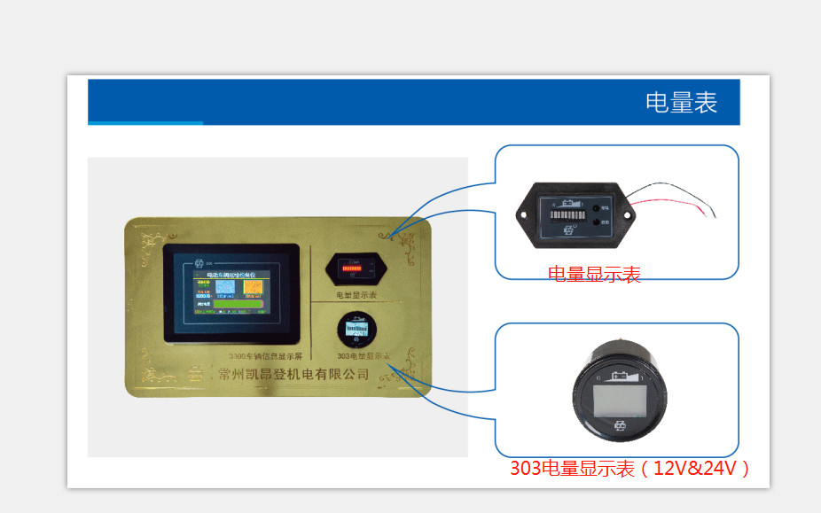 24V Forklift Battery Indicator Accessories