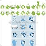 Customized Outdoor Polyester Head Scarf Travel Bicycle Mens Polyester Scarves