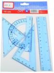 clear plastic Geometric Ruler Set Art Stationery for students study