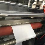 Automatic V Shape Bottom Bag Making Machine Applique V Shape Food Bag Making