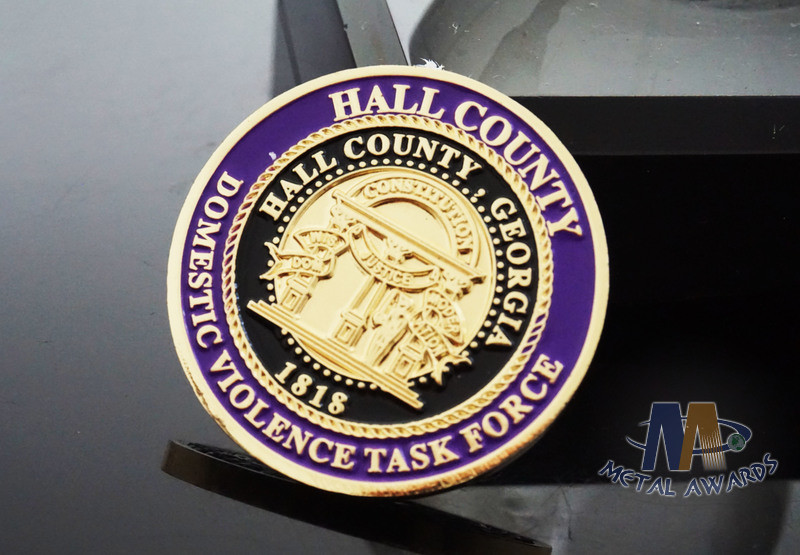 Multi Colored Sports Challenge Coins , Durable Custom Commemorative Coins