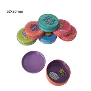 Quality Kids Gift Chocolate Glossy Tin Cans Packaging Round Tin Containers In Bulk wholesale
