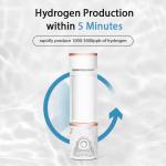 Rechargeable Portable Glass Hydrogen Water Bottle Generator Alkaline Water