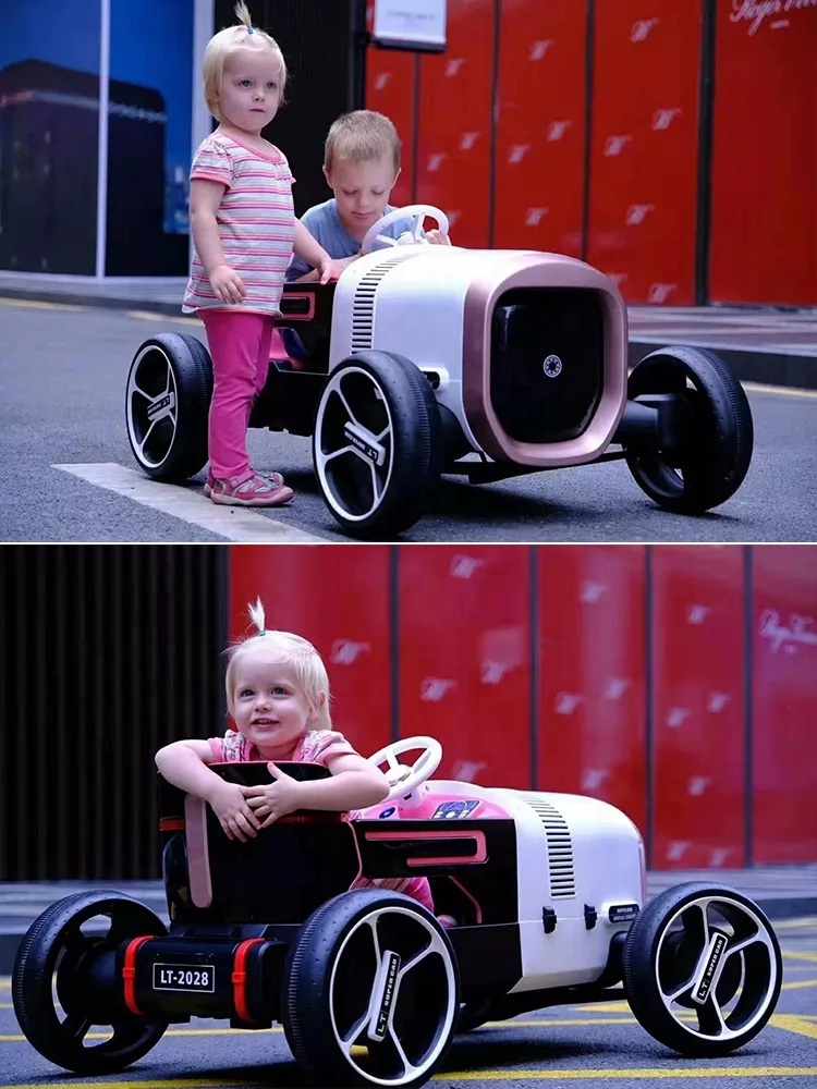 12V Electric Car With 2.4G Remote Control For Kids To Drive On 4 Wheels 2022 Newest