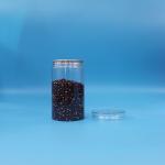 Clear PET Cylinder Round Plastic Sealable Food Jar Packaging Nut Jar Screw Lid