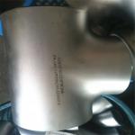 Asme b16.9 schedule 40 steel pipe fittings tee pipe reducing tee stainless steel