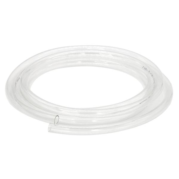 1/2’’ ID × 5/8’’ OD - 10 ft Clear Plastic Vinyl Tubing, Flexible PVC Hose, Non