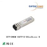 DWDM 80KM Duplex LC 10G SFP+ Transceiver DDM Optical Module