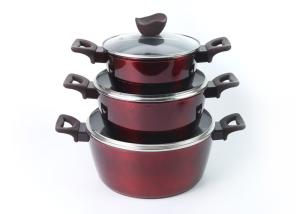 Quality Spiral Bottom PFOA Free Gas Stove 2mm Commercial Soup Cooker wholesale