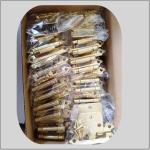 Kitchen Antique Butterfly Hinges , Residential Black Butterfly Hinges Long