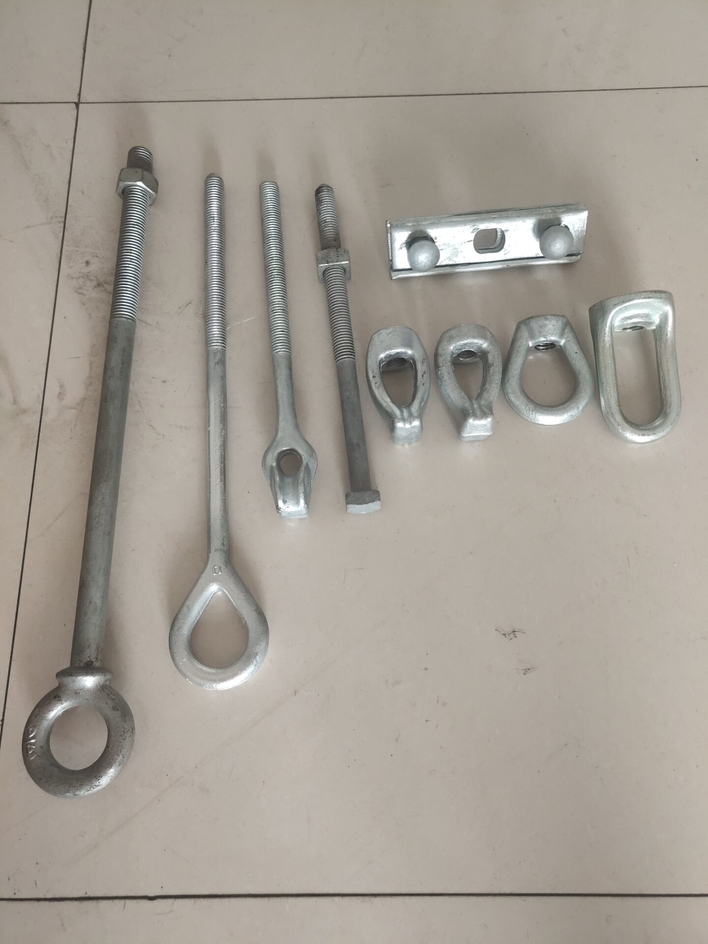 6" Thread Dead Ending C1045 ASTM F2329 Oval Eye Bolt