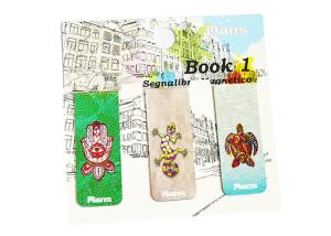 Quality Durable Personalized Magnetic Bookmarks , Custom Magnetic Clips Signs Waterproof Perfect Advertising Gift wholesale