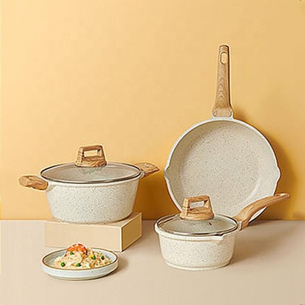 Custom Pots And Pans Maifan Stone Non-stick Coating Nonstick Kitchen Ware