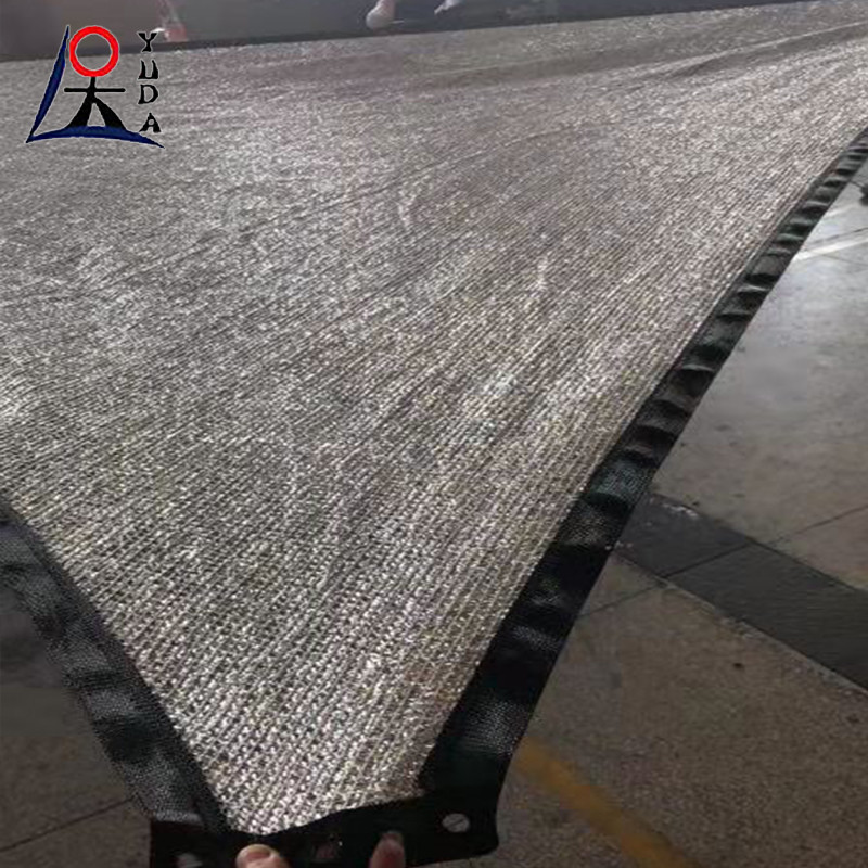 1m-6m Aluminum Sun Shade Net Mesh Shade Sunblock Shade Cloth UV Resistant