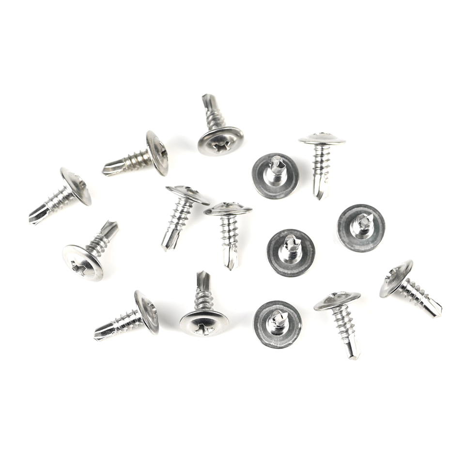 410 Stainless Steel Truss Wafer Phillips Head Self Drilling Screws for Electric Appliance