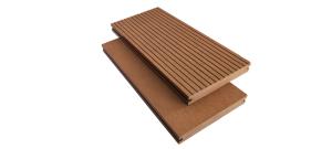 Quality Exterior 2.2meter 146mm 23mm WPC Solid Decking wholesale