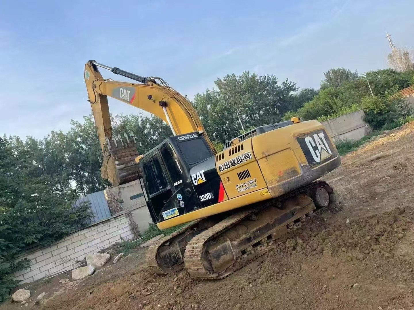 Japan Brand 320d2 Used CAT Excavators 21100kg Used Hydraulic Excavator Equipment